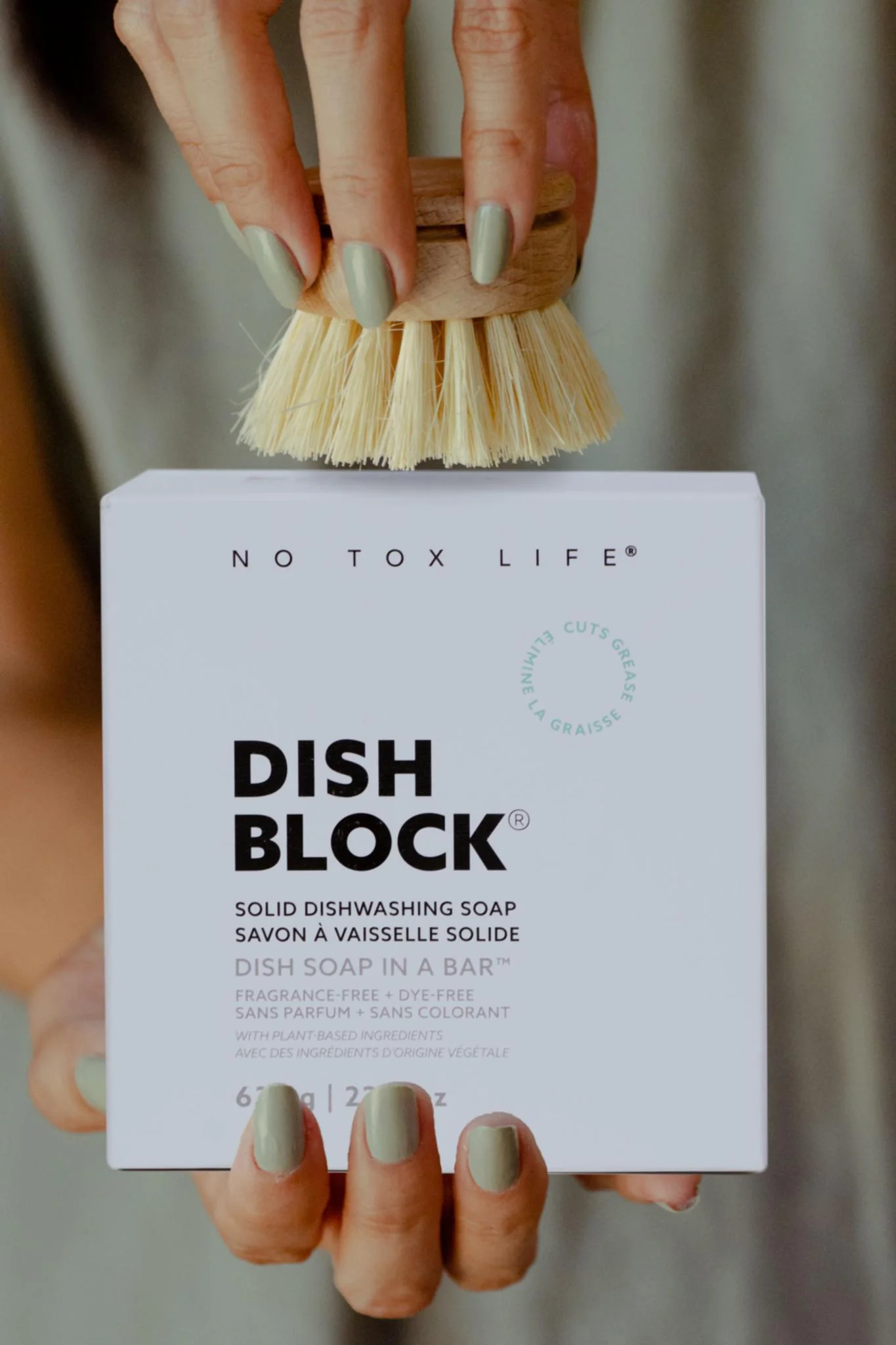 DISH BLOCK® solid dish soap - Huge bar (22.5 oz | 638g) - No Tox Life® - Image 9